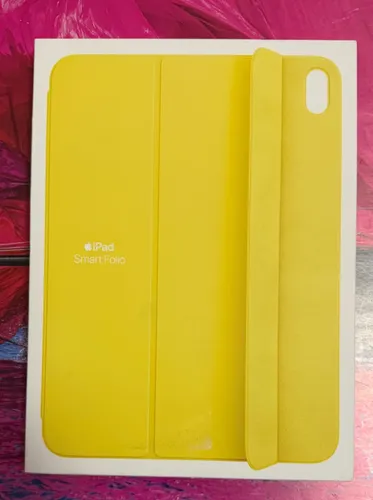 Apple Smart Folio für iPad (A16) - Limonade - Apple Schutzhüllen: Dünn und leicht, schützt Vorder- und Rückseite, weckt dein iPad automatisch und dient als praktische Stütze für Lesen, Tippen und Videos.