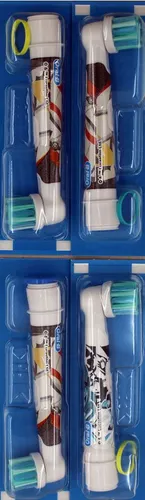 Braun Oral-B EB 10-4K Kids Star Wars Aufsteckbürsten - Elektrische Zahnbürsten: 4er-Pack mit Star Wars Motiven, speziell für Kinder entwickelt, sorgt für Spaß beim Zähneputzen.