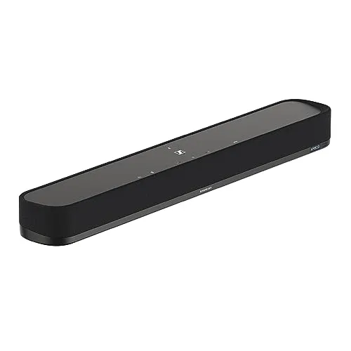 SENNHEISER AMBEO Mini - Kompakte Soundbar mit immersivem 3D-Sound, raumfüllender Klang und intuitive App-Steuerung