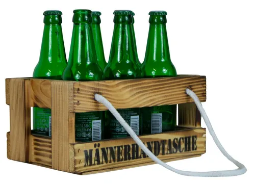 Allzweckkiste Holzkiste mit Griffbändern