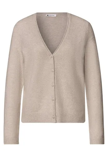 Street One Cadigan V-Neck Clay Sand Mel. 38 von Street One