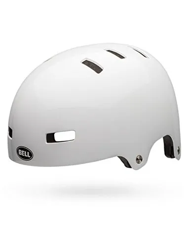 Bell Local White L Visierhelm - Praktischer Visierhelm für junge Skifahrer mit integrierter Skibrille und optimaler Stoßdämpfung, ideal für alle Wetterbedingungen, Größe S (49-53 cm), leicht und komfortabel.