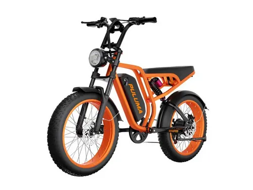 PIXAR E-Bike Cityrad 20 Zoll Fatbike mit 52V Akku und Shimano 7-Gang - Vielseitiges E-Bike mit 1040 Wh Akku für bis zu 55 km Reichweite. Ausgestattet mit hydraulischen Bremsen und einer komfortablen Federgabel, ideal für den urbanen Einsatz.