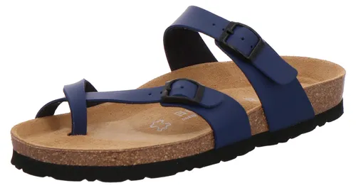 Rohde Damen Zehentrenner Pantolette Alba in Blau
