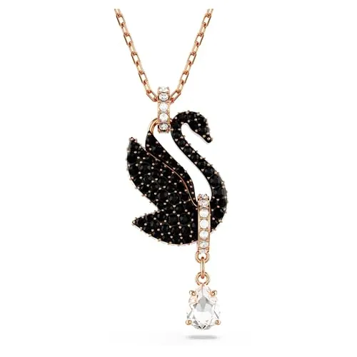 Swarovski Swan Anhänger in schwarz von Swarovski
