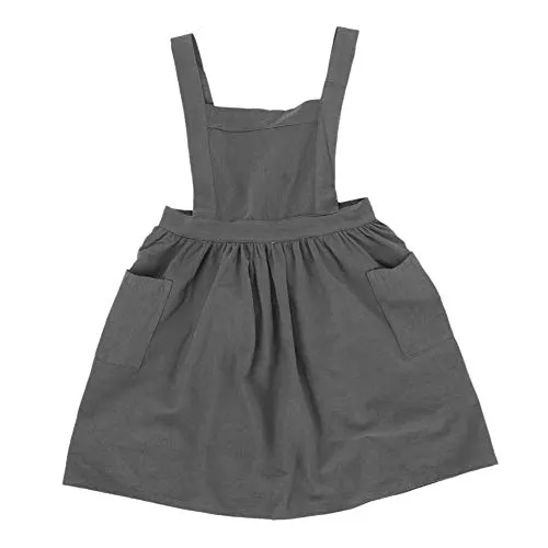 Küchenschürze Süße Grillschürze Mädchen Kochschürze Retro Baumwolle Schürze mit Taschen Gärtnerschürze Viktorianischen Grillschürze Kinder Schürzen für Küche Community Aktivität Party