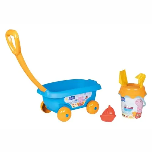 Smoby Peppa Handwagen mit Eimergarnitur