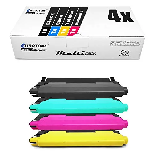 Eurotone 4X Toner im Set kompatibel für HP Color Laser 150a 150nw MFP 178nw 178nwg 179fng 179fnw 179fwg ersetzt 117A W2070A-13A CKMY