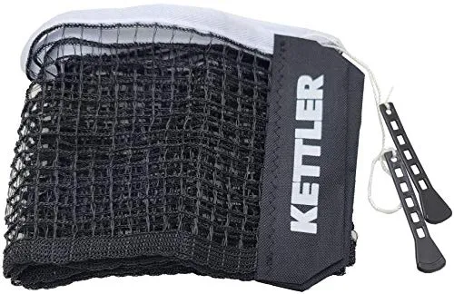 KETTLER Tischtennisnetz für Drinnen und Draußen - Hochwertiges Nylon-Tischtennisnetz, 177,8 cm lang, für schnelle Installation an Kettler-Tischtennisplatten, ideal für drinnen und draußen.