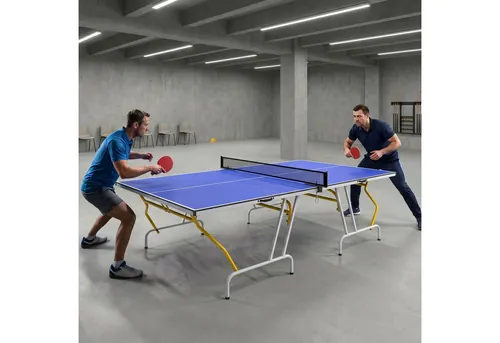 SPORTNOW Tischtennisplatte MDF, Stahl