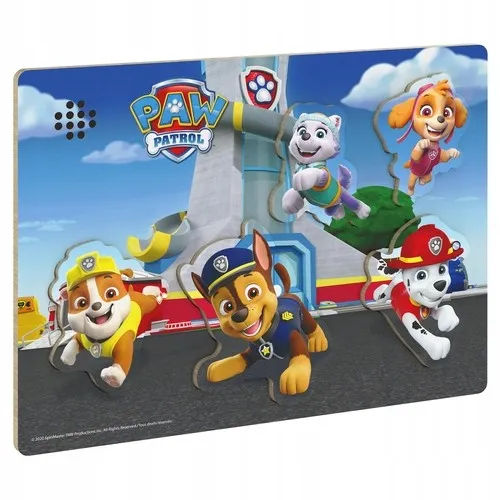 Paw Patrol – Elektronisches Holzpuzzle mit Hunden