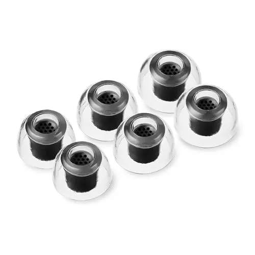 AZLA SednaEarfit XELASTEC 2 - Premium Ohrstöpsel für kabellose Kopfhörer - Kopfhörer Ohrpolster mit wärmesensitivem TPE für perfekten Sitz, verbesserte Geräuschunterdrückung und hohe Schalldämmung, kompatibel mit zahlreichen Marken.