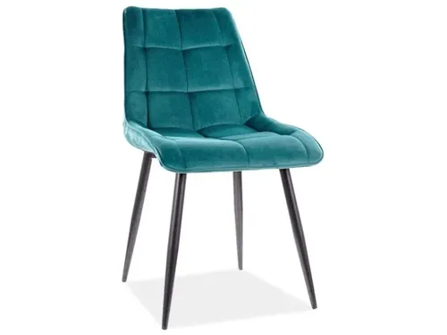 Stuhl Chic Velvet Türkis Samtstoff Esszi