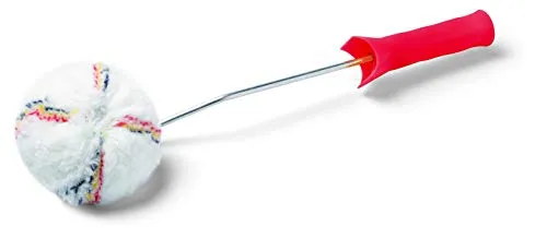 Profi Malerwalze für glatte bis mittelraue Flächen, Breite 250 mm, geeignet für Symbolfoto, Teleskopstangen rot, 22000