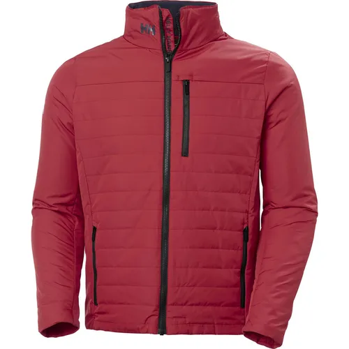 Helly Hansen Crew Insulated 2.0 Jacke Rot S - Funktionsjacke im klassischen Marinedesign mit Primaloft®-Isolierung für optimale Wärme und Komfort, ideal für Stadt und See.