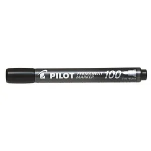 PILOT SCA-100-B Papierkorb i-Line - 20 L, runder Kunststoffpapierkorb in Schwarz, ideal für Büros und Home Office
