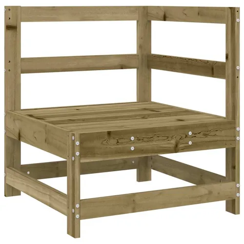 vidaXL Garten-Ecksofa aus imprägniertem Kiefernholz - Robustes Gartenmöbel aus massivem Kiefernholz mit rustikalem Latten-Design, ideal für gemütliche Stunden im Garten oder auf der Terrasse. Wetterfest durch Kesseldruckimprägnierung.