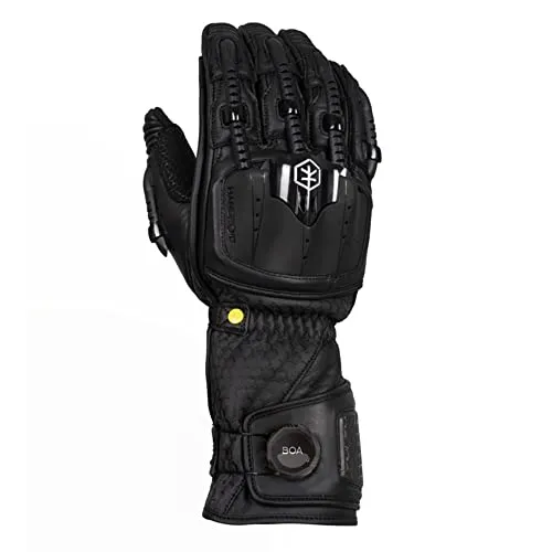 Knox Handroid MK5 Motorradhandschuhe schwarz Gr. XL - Motorradhandschuhe mit neuem BOA®-Verschlusssystem für individuelle Anpassung und optimalen Schutz durch Knox SPS-Technologie und Micro-Lock-Aufprallschutz.