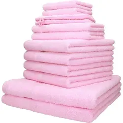 Betz 12-TLG. Handtuch-Set Palermo - Frottiertuch Set aus 100% Baumwolle, besonders weich und kuschelig, bis 60 Grad waschbar, langlebig und pflegeleicht – ideal für jedes Bad!
