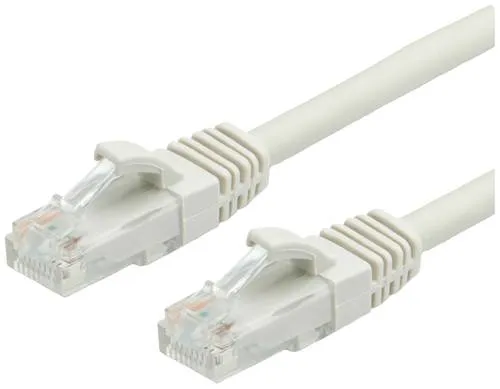 Value 21.99.0873 RJ45 Netzwerkkabel, Patchkabel CAT 6a U/UTP 3.00m Grau 1St.