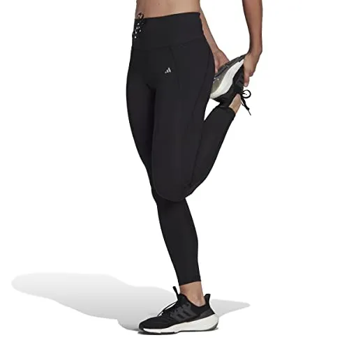 adidas Run Essential Lauftight Damen - Komfortable 7/8-Leggings für Laufenthusiasten - Laufbekleidung mit AEROREADY Technologie für trockenen Komfort, reflektierenden Details für Sicherheit und aus mindestens 70% recycelten Materialien.