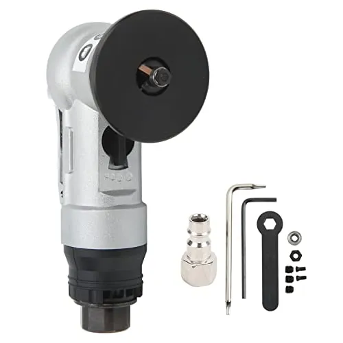 Pneumatische Anfasmaschine, 1/4 Zoll Luftfasenmaschine für Metall, 30000rpm R0-R1 Luftfasenmaschine mit 5-stufiger Geschwindigkeitseinstellung für Metallbeschnitt & Entgraten(Europäischer Stil)