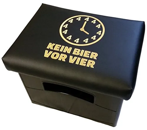 Bierkistensitz Bierkiste Bierkistensitz Bierkastensitz Sitz Bierkasten Aufsatz Hocker Auflage Polster Stehtische (Kein Bier vor Vier)