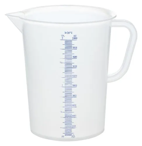 GRÄWE® Messbecher 2 Liter aus Kunststoff mit Literskala