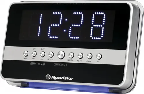 Roadstar CLR-2619 Uhrenradio mit Jumbo Display und Doppelalarm