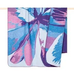 pad Kuscheldecke Flower 150 x 200 cm Mischgewebe Violet