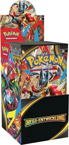 Pokémon-Sammelkartenspiel: Boosterpack-Display Mega-Entwicklung