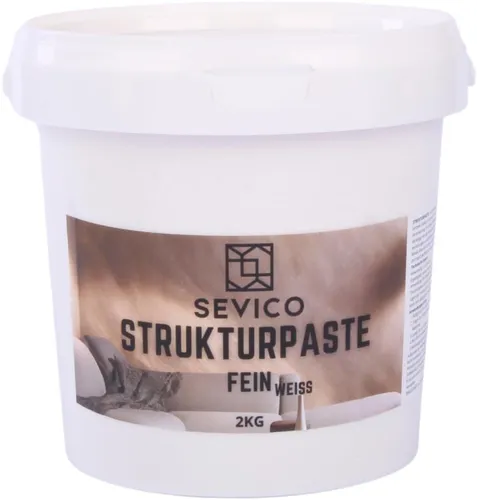 Strukturpaste Weiße 2kg Modellierpaste DIY Modelliermasse FEIN Spachtelmasse