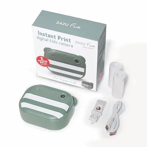 ZAZU Sofortbild-Digitalkamera für Kinder | 48MP hochauflösende Fotos | 2