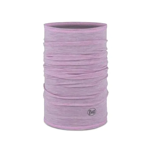 BUFF®| Schlauchschal Merino Lightweight Männlich Weiblich Erwachsene Multifunktionaler Schal aus 100% Merinowolle, Wandern, Outdoor, Nachhaltig, Leicht, Schlanke Passform, Einheitsgröße, Rosa