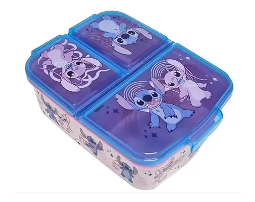 Theonoi Kinder Brotdose Lunchbox Sandwichbox Brotbox mit Fächern/Unterteilung