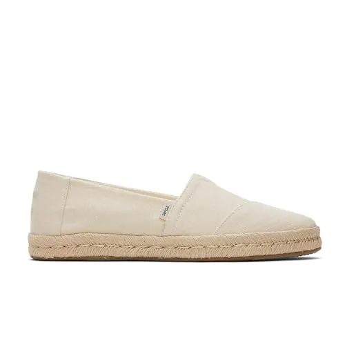 TOMS Halbschuhe Textil Espadrille beige 39 EU - Halbschuhe in natürlichem Beige, ideal für lässige Outfits. Leicht und bequem dank Textil-Obermaterial und Gummisohle – perfekt für den Sommer!