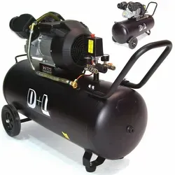 Apex Kompressor Druckluft Kompressor 10bar 100L - V2-Zylinder Kolbenkompressor mit 3 PS und 100L Druckluftbehälter. Ideal für Heimwerker, bietet hohe Ansaugleistung und lange Lebensdauer dank ölschmierter Bauweise.