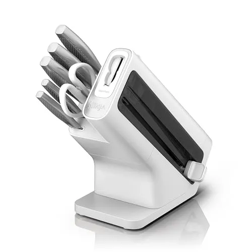 Ninja StaySharp Rostfreier Messerblock mit integriertem Schleifer 6-teiliges Set