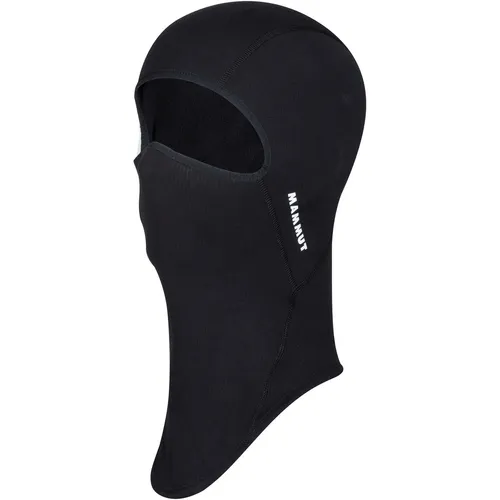 Mammut Balaclava black (0001) one size - Halstücher, Schals & Sturmhauben zum Langlaufen – atmungsaktive und schnelltrocknende Sturmhaube aus umweltfreundlichem Polartec Power Grid Fleece für optimalen Schutz bei Kälte und Wind.