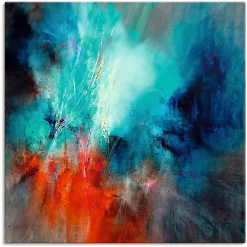 Artland Wandbild Frühling im Eistobel, Gegenstandslos (1 St), als Alubild, Leinwandbild in verschied. Größen