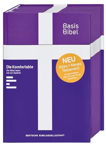 BasisBibel. Die Komfortable. Lila - Bibelausgaben mit komfortablem Schriftbild (Sinn-Zeilenfall) für ein angenehmes Leseerlebnis von Altem und Neuem Testament.