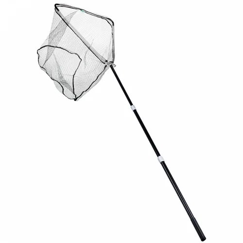 Zite Fishing Hammerkopf-Kescher 2,5m - Kescher & Netze mit gummiertem Nylonnetz für einfache Reinigung, ideal für größere Fische und leicht transportierbar dank Teleskopstange und Hammerkopf-Technik.