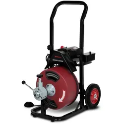 EBERTH Rohrreiniger Elektrisch mit 20m Spirale - Sonstige Reinigungsgeräte: Leistungsstarke Rohrreinigungsmaschine mit 400W Motor und 20m Spirale für effektives Lösen von Verstopfungen in Rohren von 5,1 bis 10,2 cm Durchmesser.