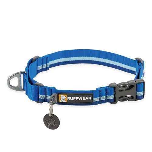Ruffwear Web Reaction Hundehalsband - Martingale Stil, Größe 43-51cm, blau - Weiteres Autozubehör: Leichtes Hundehalsband im Martingale Stil, ideal für Hunde, die sich gerne aus dem Halsband winden.