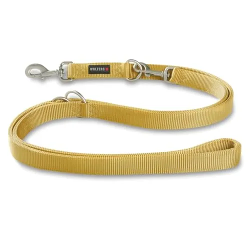 Wolters Führleine Professional XL 200 cm, Currygelb - Klassische Hundeleinen, strapazierfähige Profi-Leine in auffälligem Currygelb, ideal für große Hunde und lange Spaziergänge.