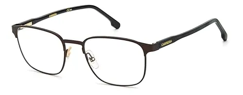 CARRERA Brillen 253 Brown - Herren Brillenfassung - Verschreibungspflichtige Brillenfassung für Herren mit flexiblen Scharnieren und verstellbaren Silikon-Nasenpads für optimalen Tragekomfort.