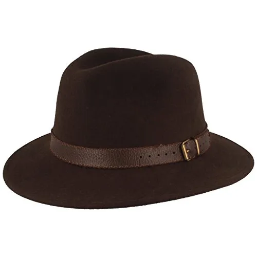 Breiter Outdoor Filz-Hut Aus 100% Wolle