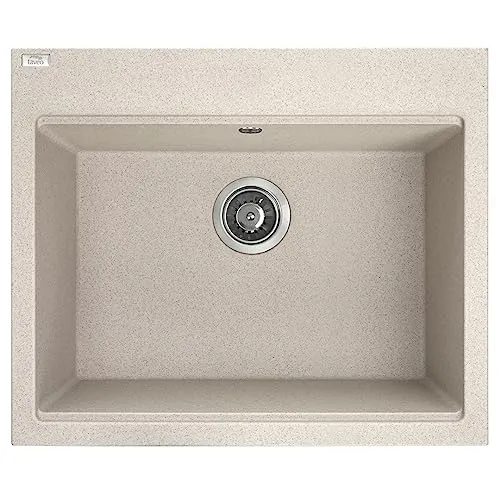 KOLMAN Granitspüle Tau Spülbecken in beige von Kolman