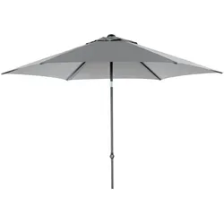 Brafab Sonnenschirm Poppi, neigbar, rund, grau, Ø 300 cm