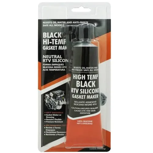 Various Neutrale RTV-Elektrodichtung, Öl- und Wasser-Frostschutzmittelbeständigkeit, flexibles Silikon-Dichtungsdichtmittel für Motorreparaturen bei hohen Temperaturen, schwarze Farbe